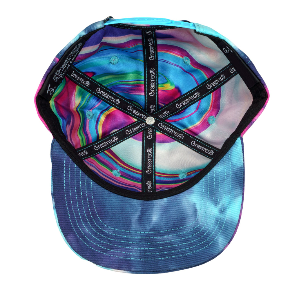 Grassrooots - Snapback Hat Removable Bear Cotton Candy