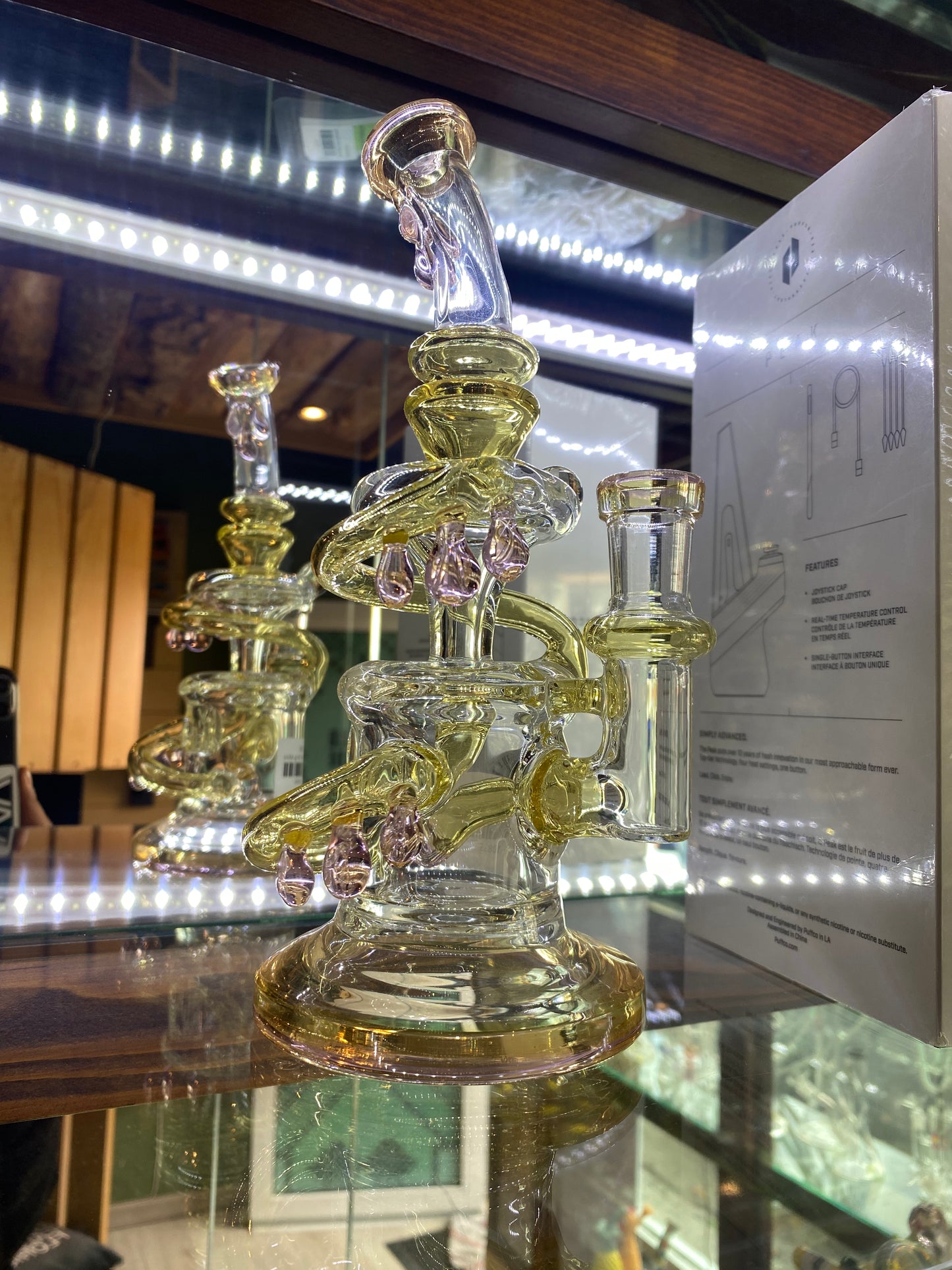 Recycler Drip Mini color Vip Glass