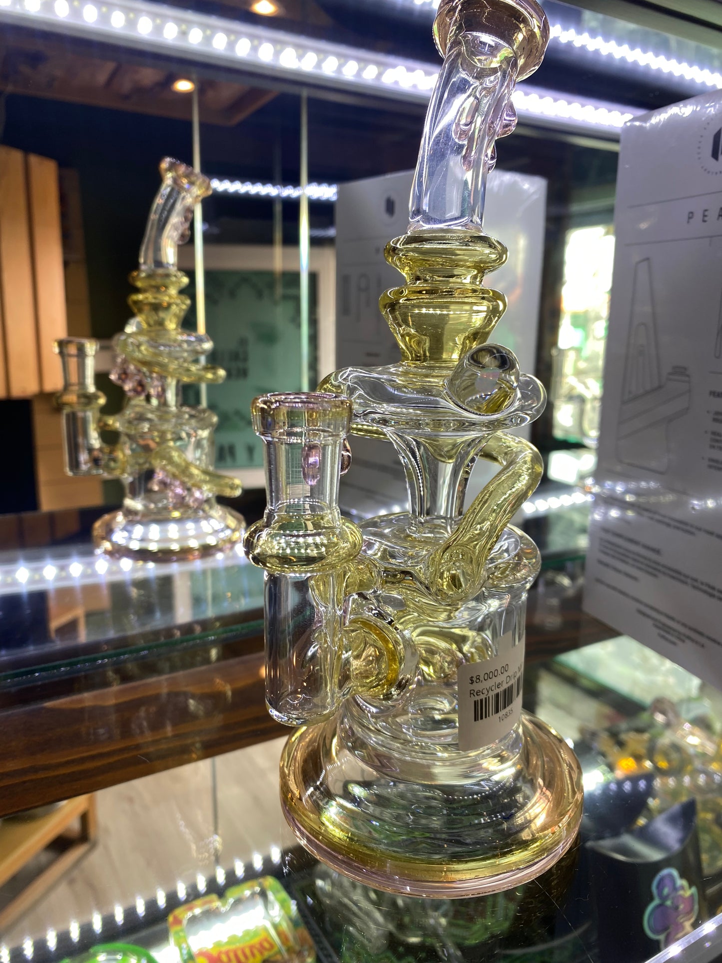 Recycler Drip Mini color Vip Glass