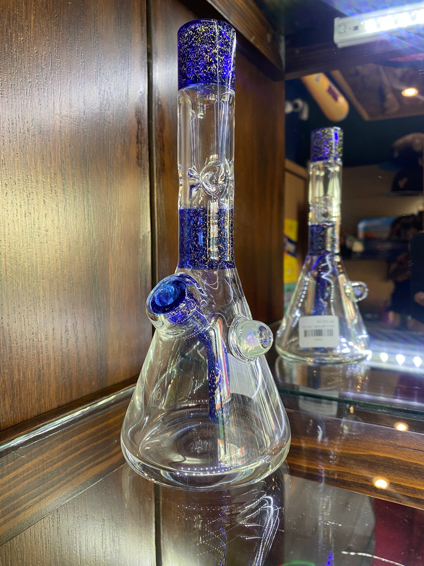 Mini Beaker Con Dichro +Downstem Vip Glass