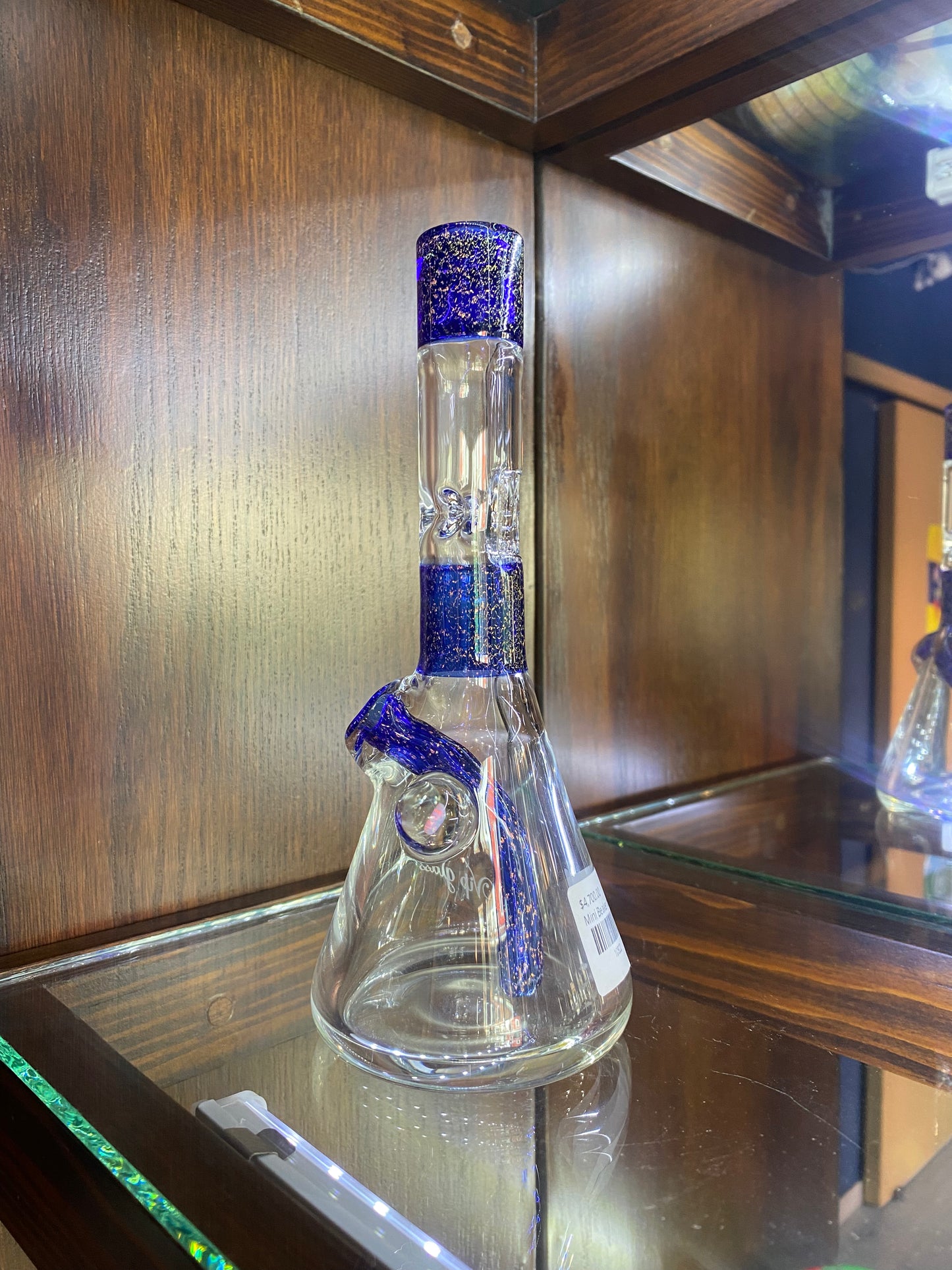 Mini Beaker Con Dichro +Downstem Vip Glass