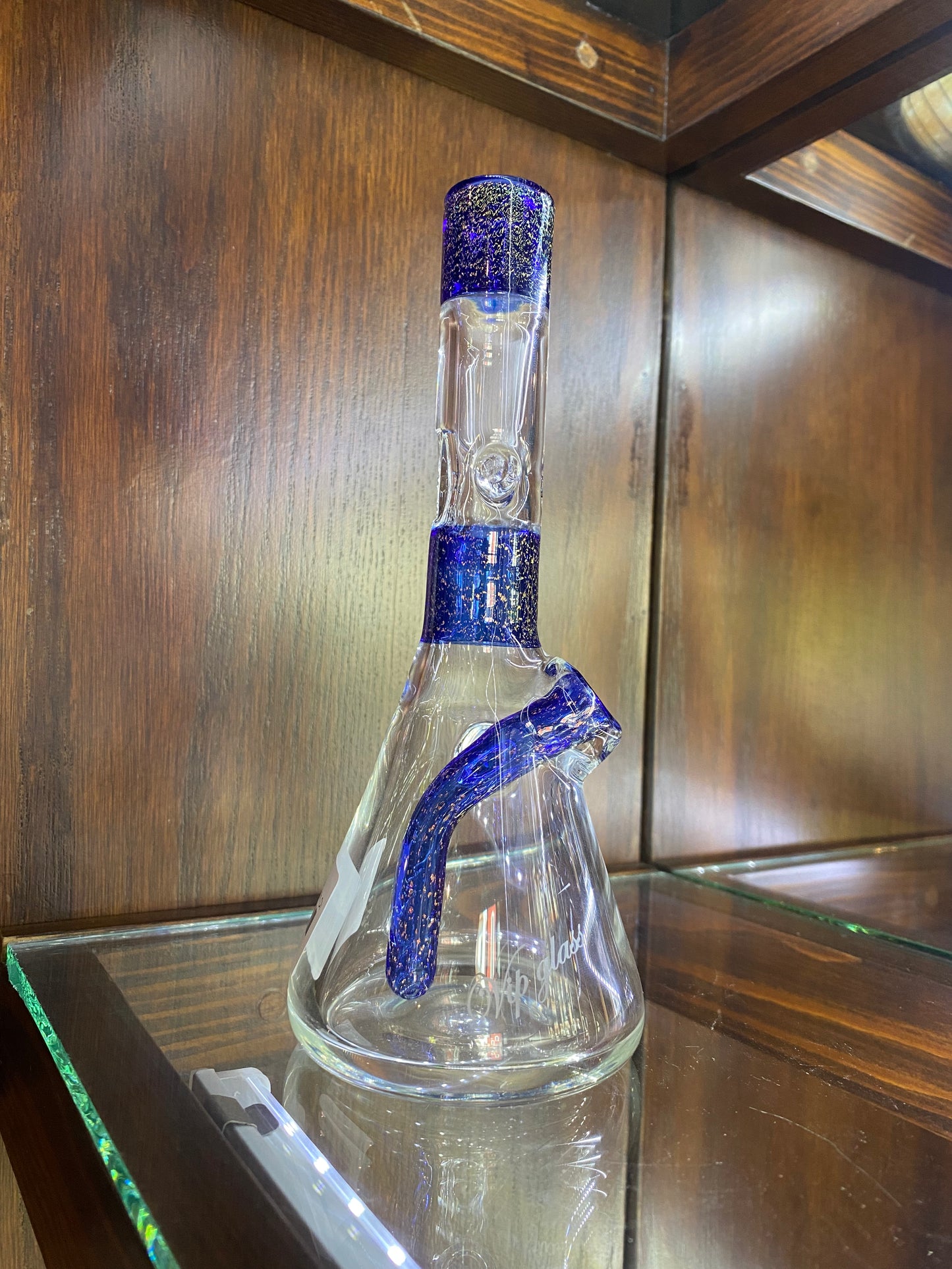 Mini Beaker Con Dichro +Downstem Vip Glass