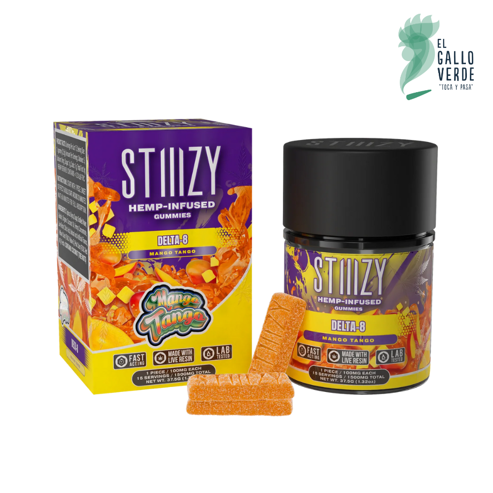 STIIIZY HEMP INFUSED GUMMIES DELTA 9 + CBD‎