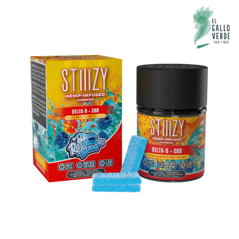 STIIIZY HEMP INFUSED GUMMIES DELTA 9 + CBD‎ El Gallo Verde Smoke Shop