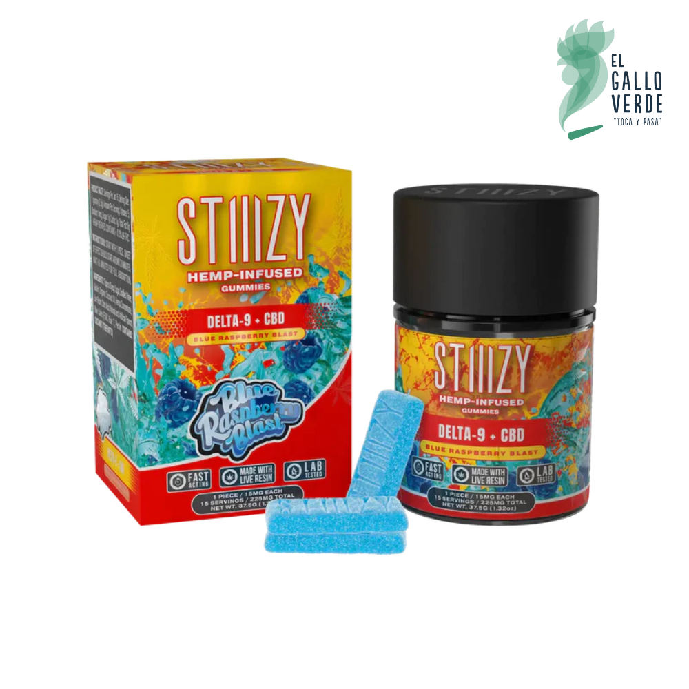 STIIIZY HEMP INFUSED GUMMIES DELTA 9 + CBD‎