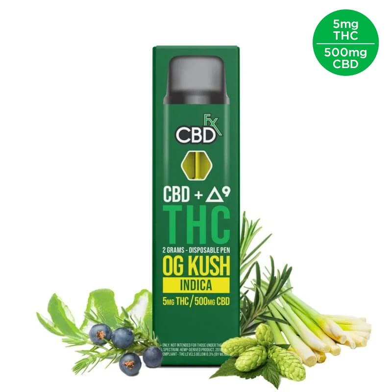 CBDFx CBD+D9 Disposable Vape Pen