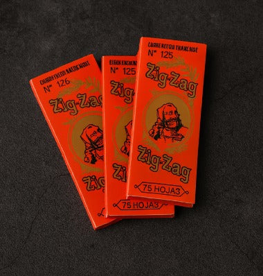 1 1/4 naranja Zig Zag