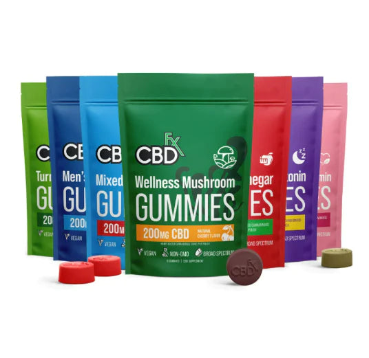 CBDFx Hemp Gummies 200mg 8ct Pouches
