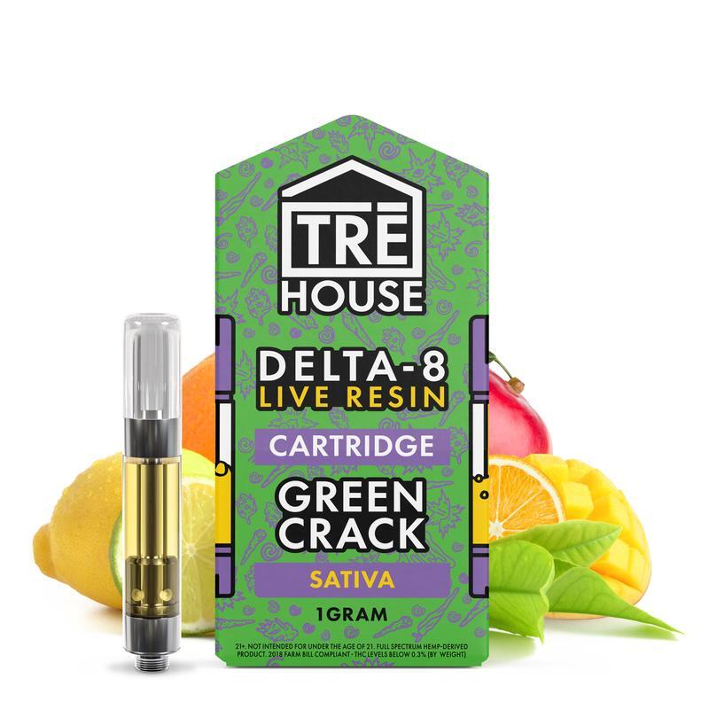 TREHOUSE Delta 8 Live Resin 1 Gram Cartridges