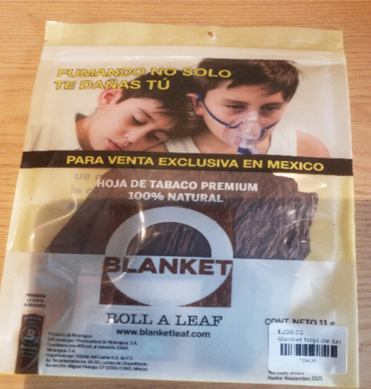 Blanket hoja de tabaco