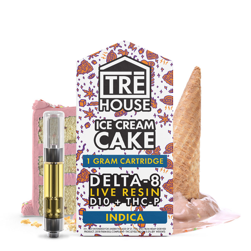 TREHOUSE Delta 8 Live Resin 1 Gram Cartridges