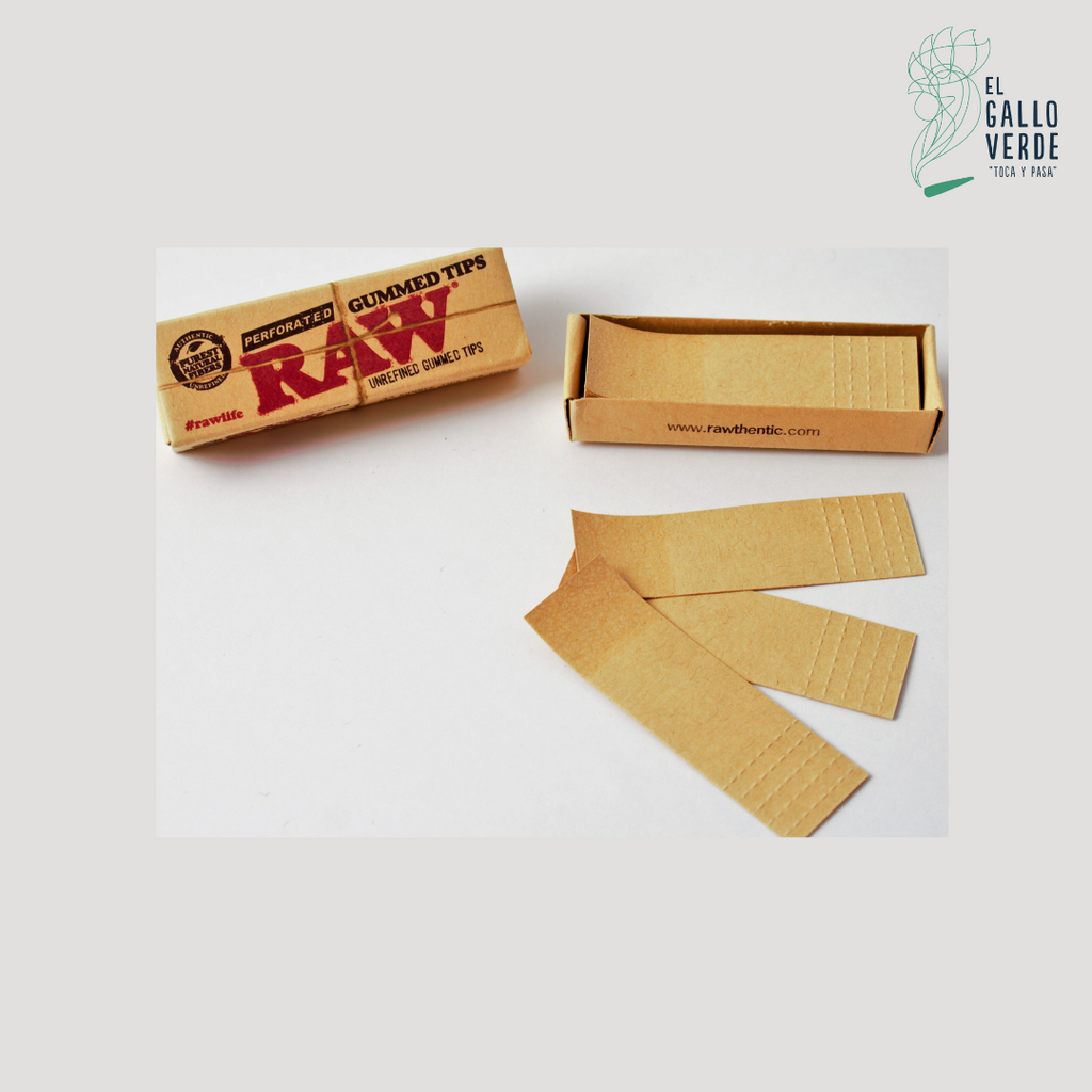 Caja RAW Fitros de Carton Engomado