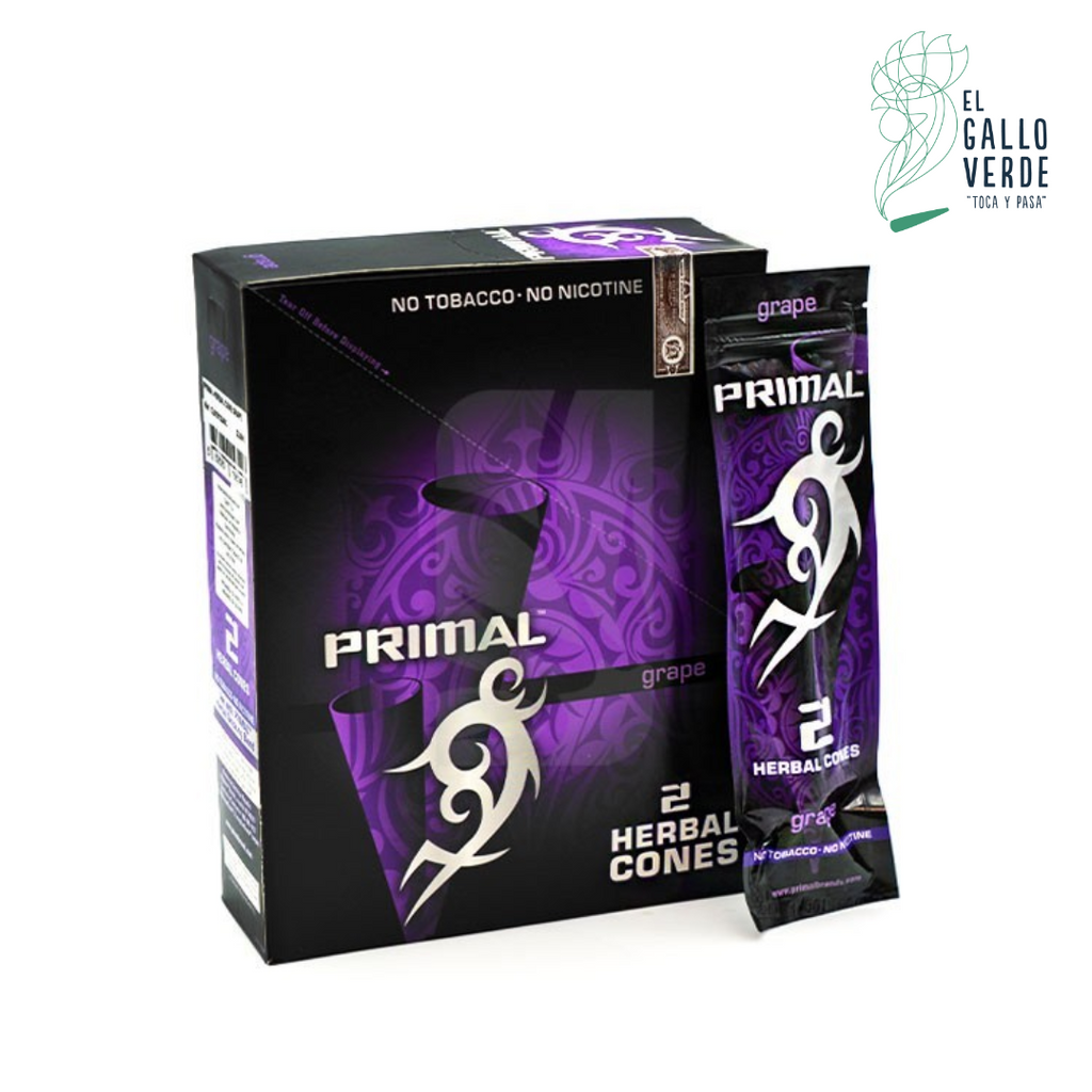Caja Primal 2 Herbal Cones con 15 piezas