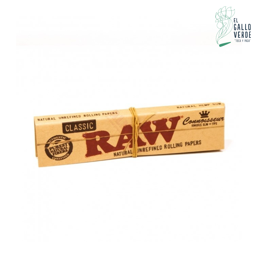 Caja RAW Connoisseur Classic King Slim + Tips