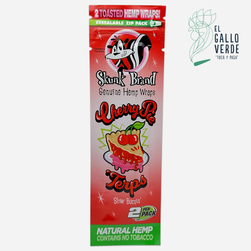 Caja Skunk Brand Genuine Hemp Wraps con 25 piezas