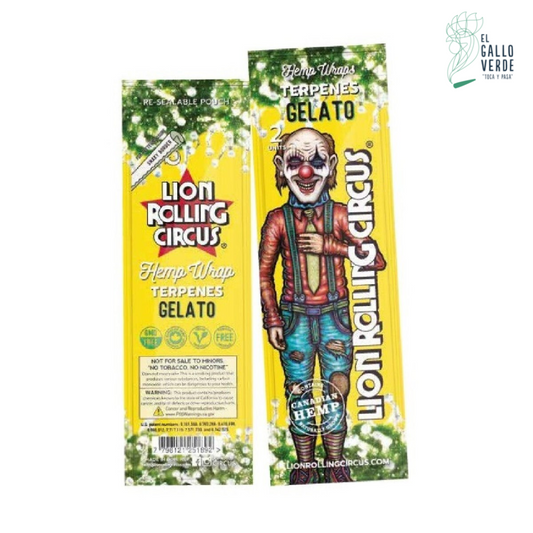 Caja Lion Rolling Circus Terpenes con 25 piezas