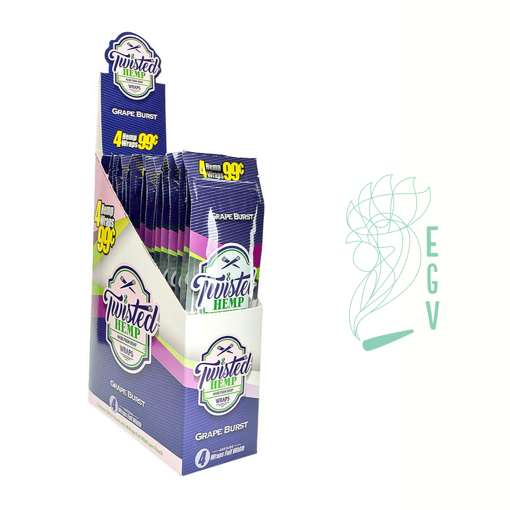 BLUNT WRAP TWISTED HEMP GRAPE BURST