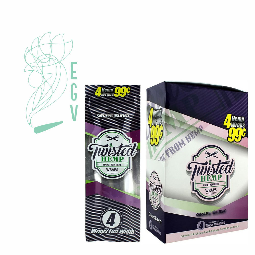 BLUNT WRAP TWISTED HEMP GRAPE BURST