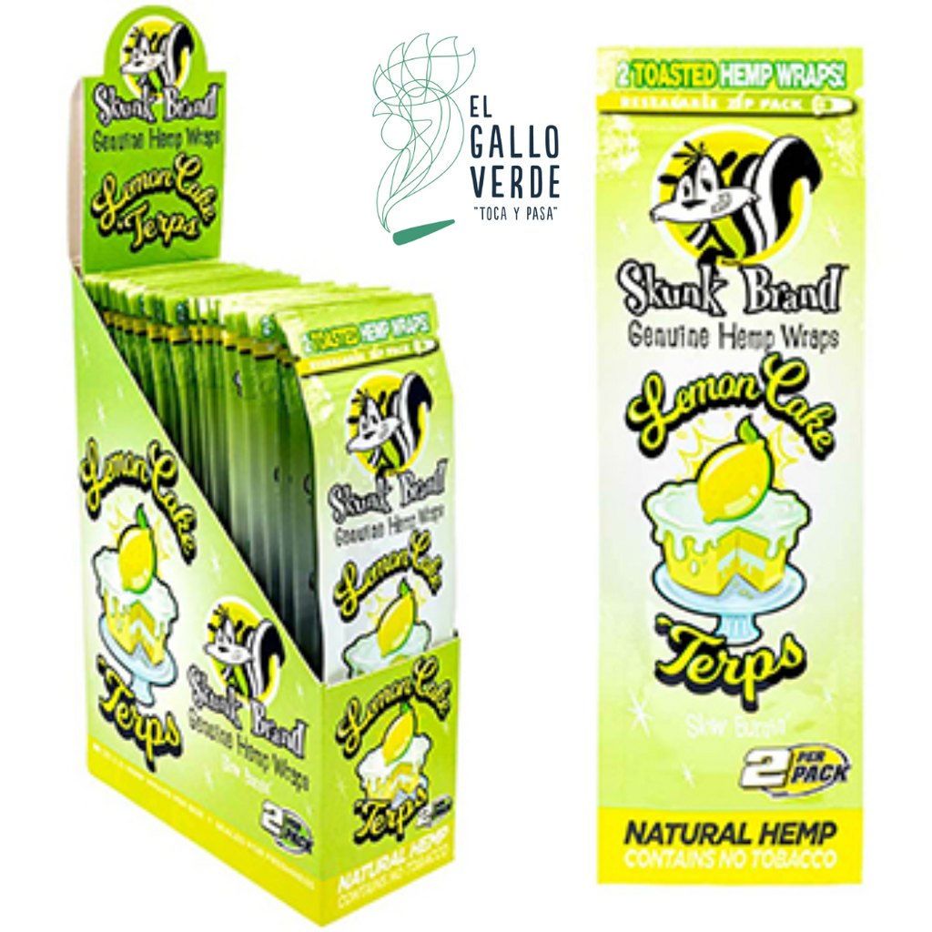 Caja Skunk Brand Genuine Hemp Wraps con 25 piezas