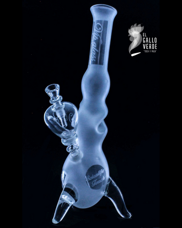 BONG 3 PATAS FROSTED VIP GLASS