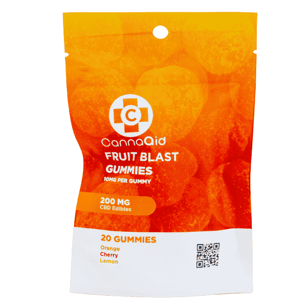 Gomitas CBD Gummies Fruit Blast 20ct 10 MG