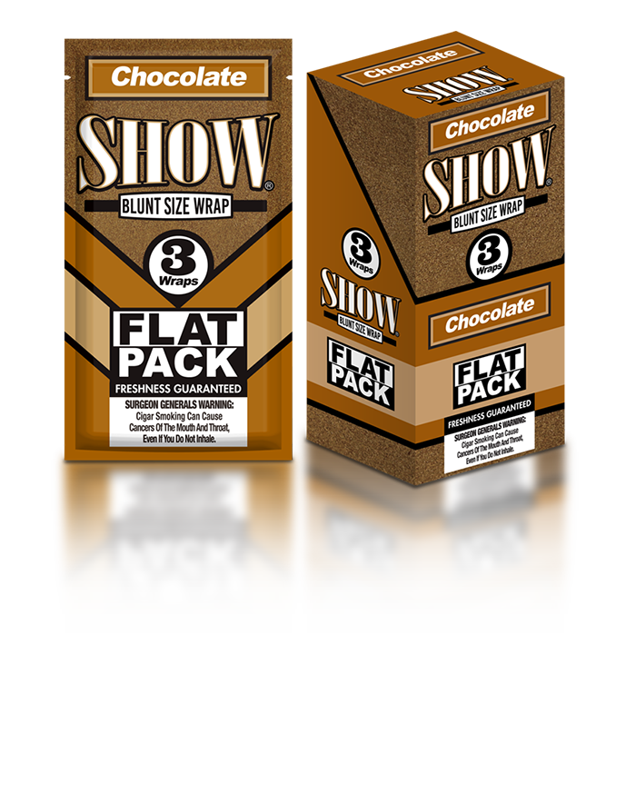 SHOW BLUNTS CHOCOLATE X3 FLAT PACK