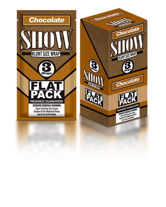 SHOW BLUNTS CHOCOLATE X3 FLAT PACK