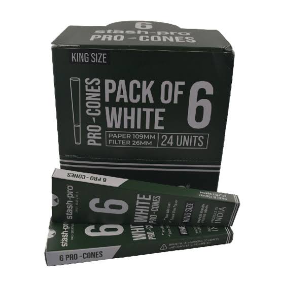 STASH PRO CONES PACK OF 6 WHITE