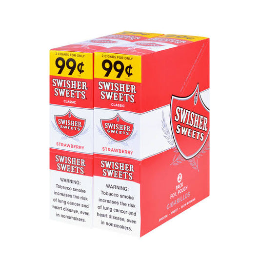Swisher sweets Strawberry 2 Cigarrillos
