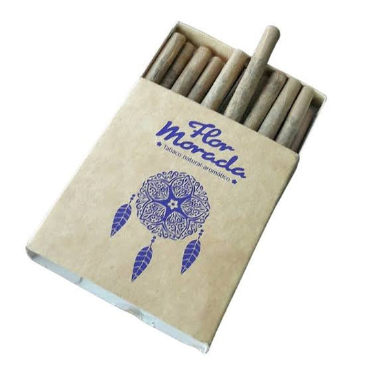 Tabaco artesanal Flor Morada cigarrillos mezcla original.