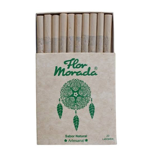 Tabaco artesanal Flor Morada cigarrillos mezcla natural